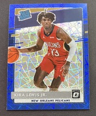 2020-21 Panini Donruss Optic #163 Kira Lewis Jr Rookie Blue Velocity Prizm RC